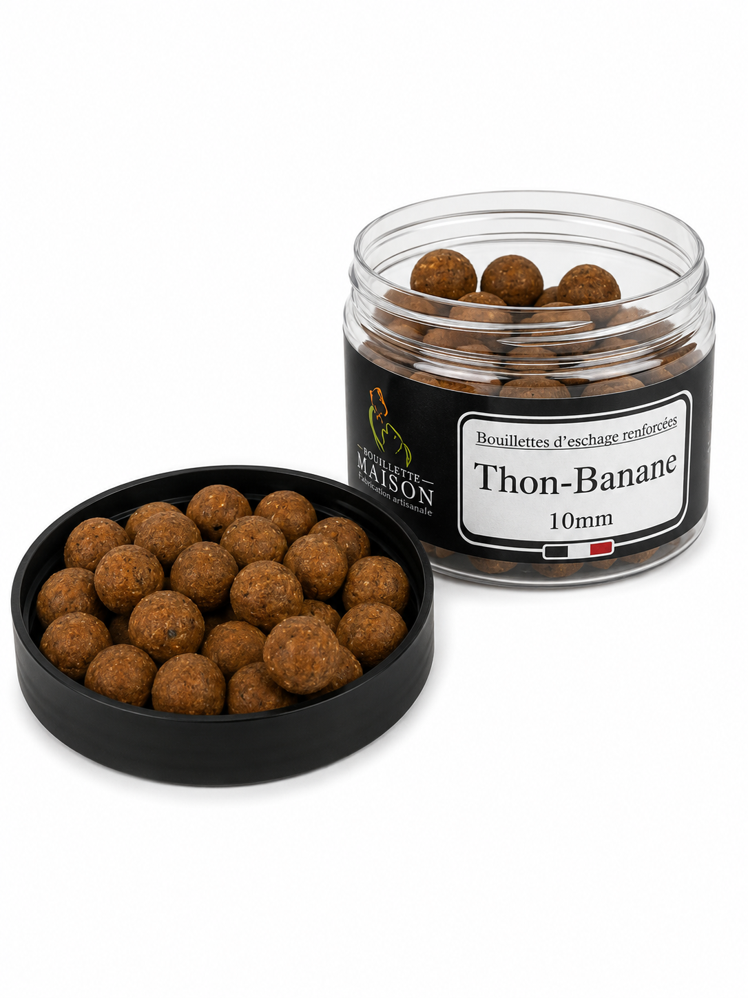 Pot bouillettes d'eschage RENFORCÉES 10 mm BOUILLETTE MAISON