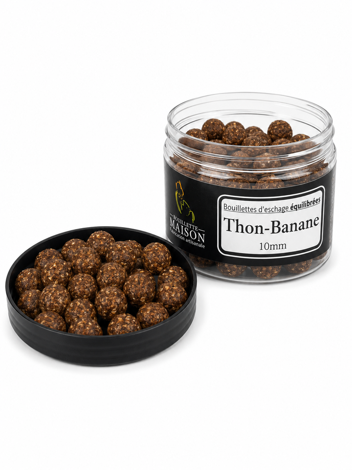 Pot bouillettes d'eschage ÉQUILIBRÉES 10mm BOUILLETTE MAISON