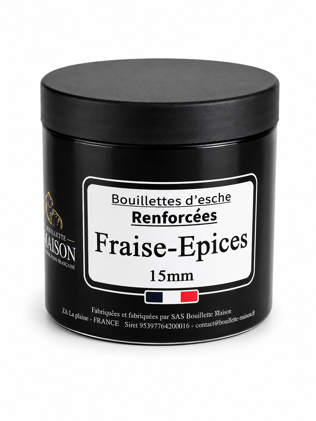 Pot bouillettes d'eschage RENFORCÉES 15mm BOUILLETTE MAISON