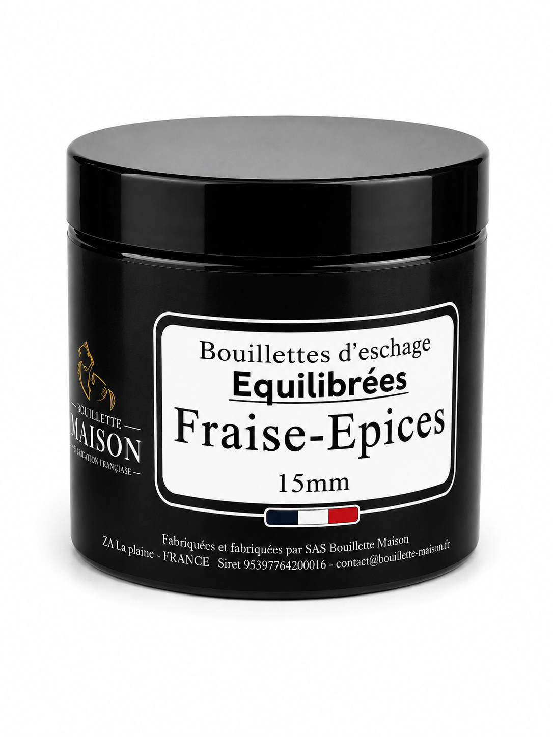 Pot bouillettes d'eschage ÉQUILIBRÉES 15mm BOUILLETTE MAISON