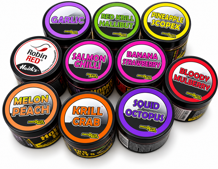 PACK Pellets (croûtés ou boosté) 10 parfums PROELITE BAITS💥