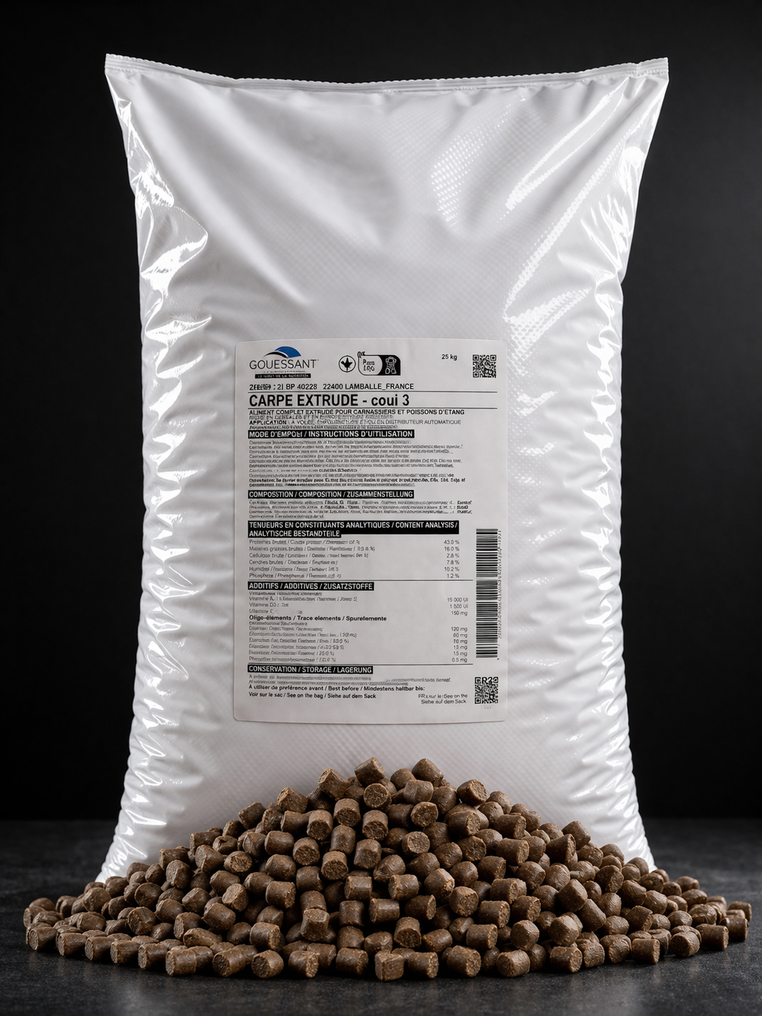 Sac de 25kilo Pellet Gouessant ( plusieurs tailles )