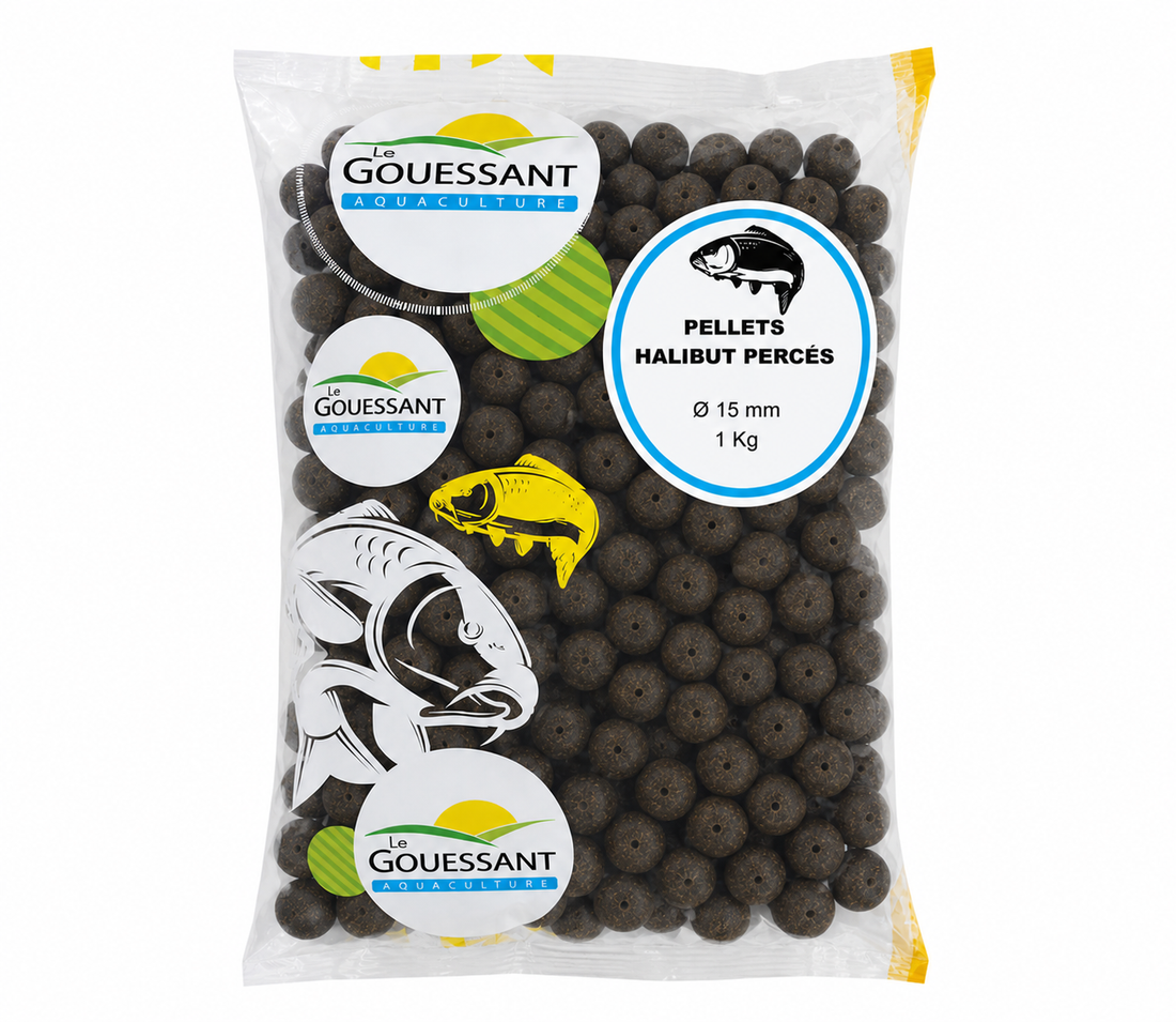 Pellets percés 15mm (1kg) GOUESSANT