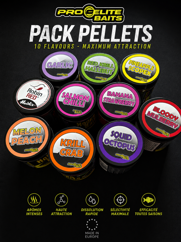 Pack Pellet ( croûté ou boosté ) 9 parfums 💥