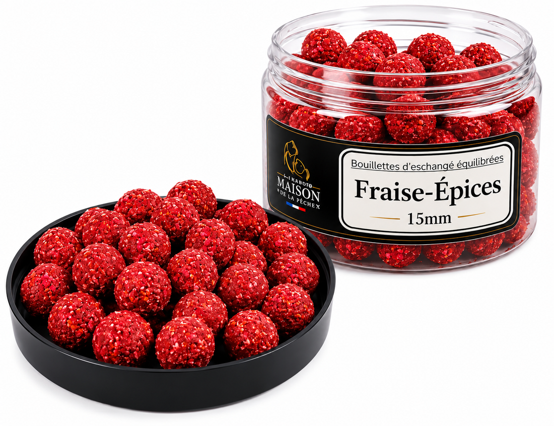 Pot bouillettes d'eschage ÉQUILIBRÉES 10mm BOUILLETTE MAISON