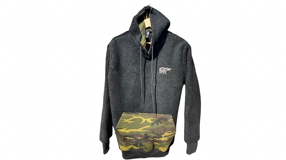 Veste Sherpa à capuche