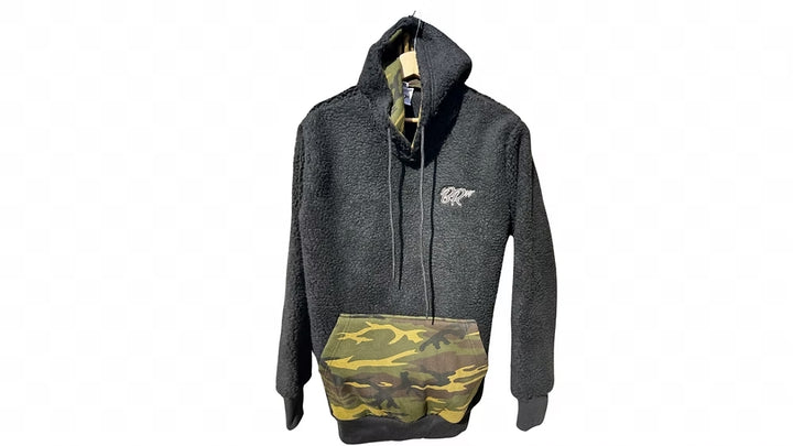 Veste Sherpa à capuche